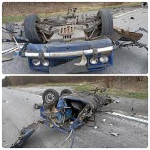 A car exploded near Chernihiv, killing the driver