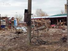 Rashists fired at and destroyed a cafe in Mykolayiv