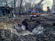 Massive missile attack on Kyiv: at least 10 injured.